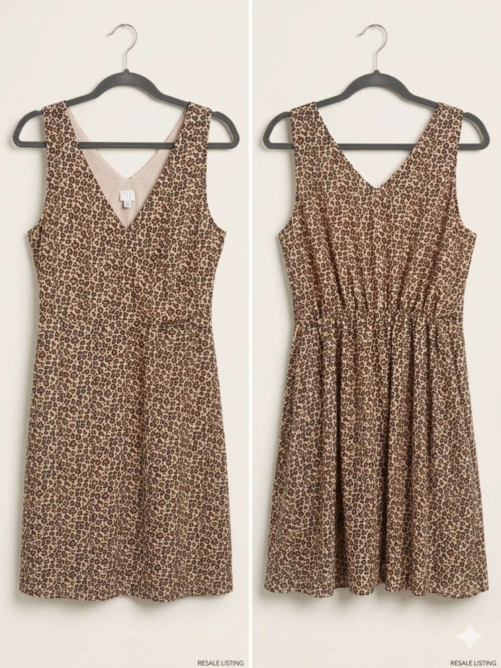 a new day Brown Leopard Print V-Neck Mini Dress - Picture 2 of 11